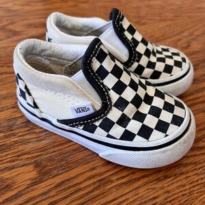 Vans Toddler Size 3.5- Classic Slip On- Checkerboard!